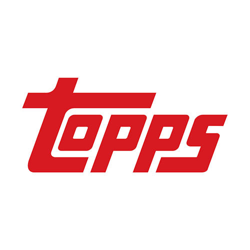Topps Trading Cards and Collectable Sports Cards logo in red, representing the brand's iconic identity.