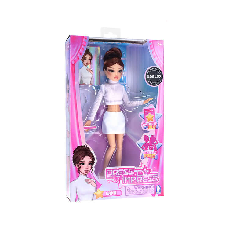Dress To Impress Lana Fashion Doll Trio Doll Bundle featuring Lana in stylish outfit, perfect for imaginative play and collection.