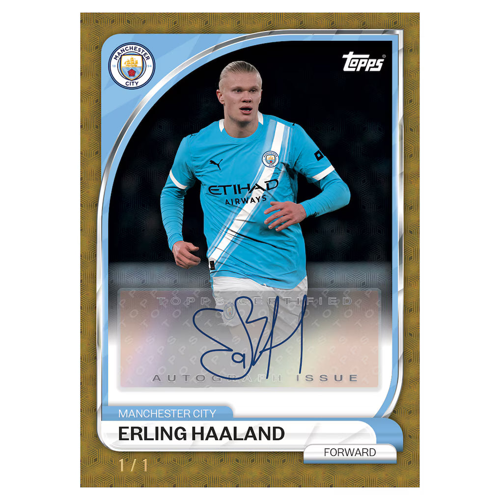 Manchester City Collectors Tin featuring a player