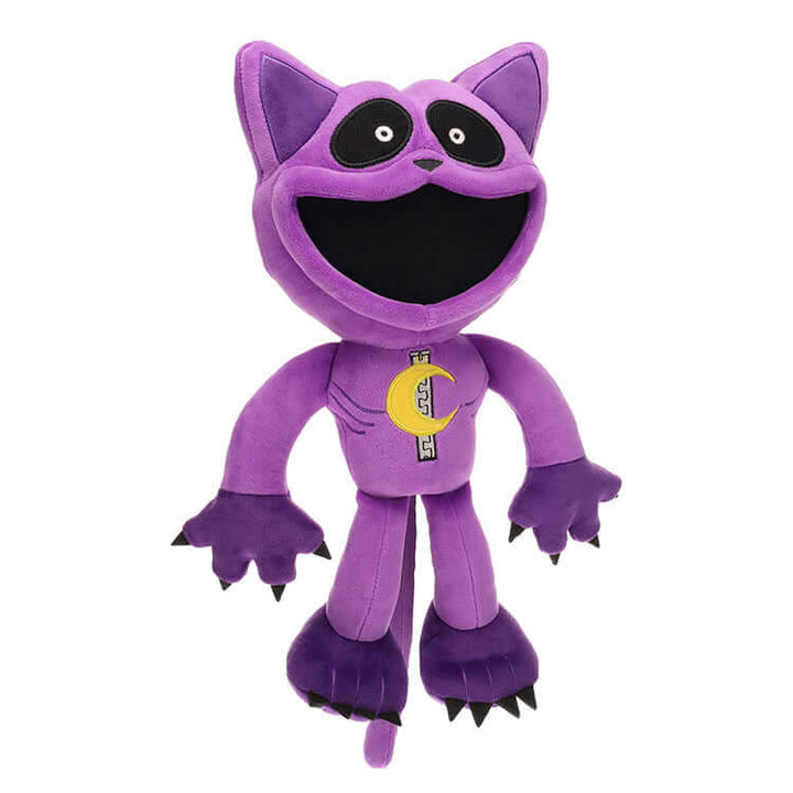 Poppy Playtime Series 5 Smiling Critters 12" Deluxe Plush - Monster Catnap, purple plush toy with wide grin and unique design.
