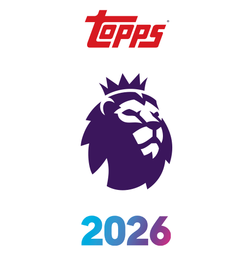 Topps Premier League 2026 logo featuring lion emblem for the Festive Countdown Calendar.