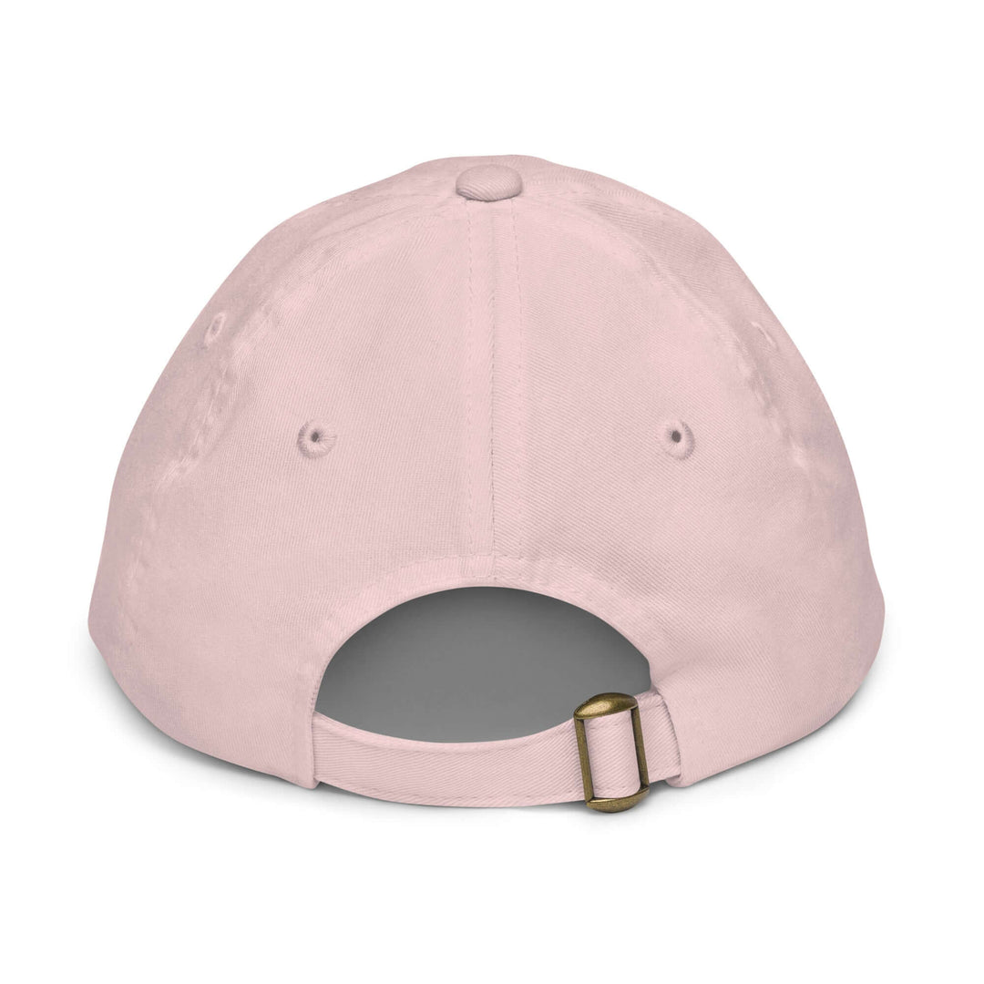 Back view of the XP Grinder Youth baseball cap showing the adjustable strap and eyelets for breathability.