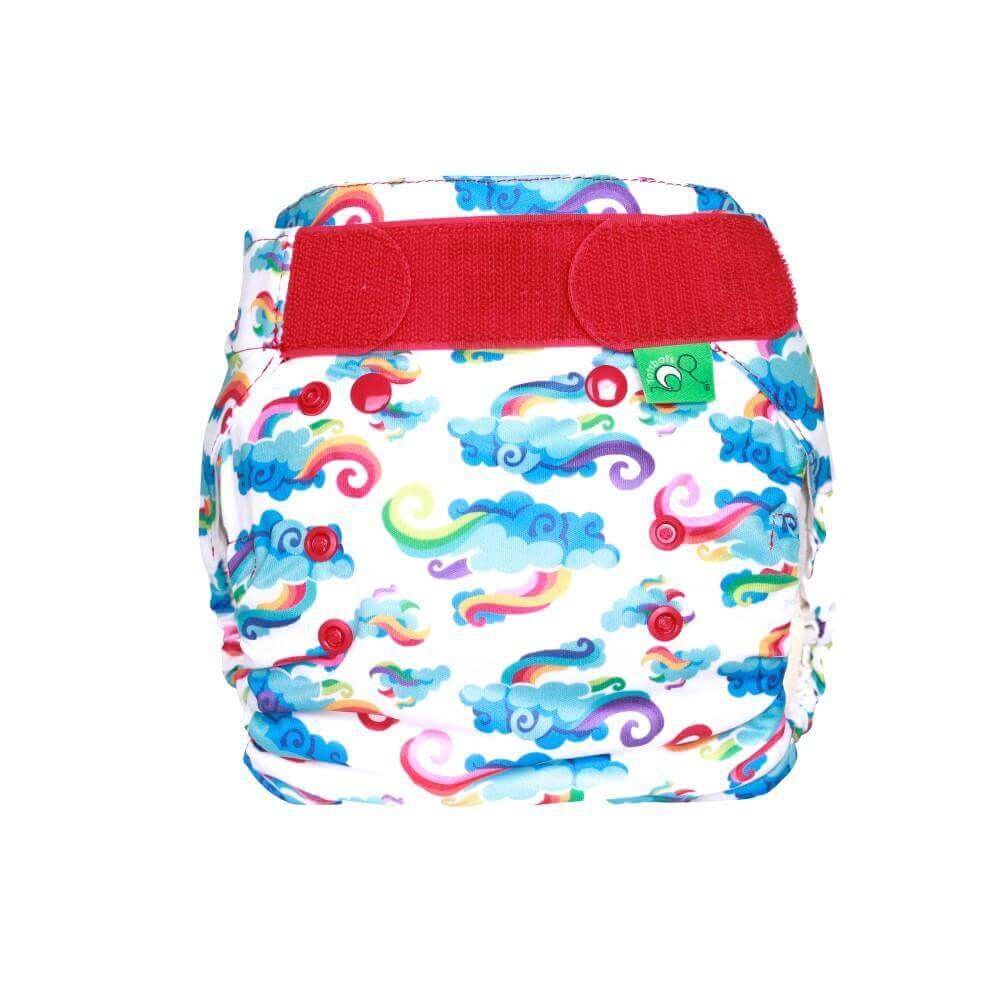 Tots Bots Bamboozle Nappy Wrap Colour: Above the Clouds Size: Size 1 (6-18lbs) reusable nappies Earthlets