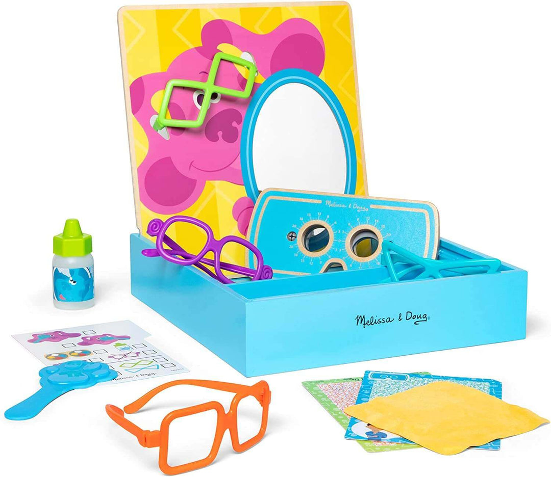 Melissa & Doug Blue’s Clues & You! Time for Glasses Eye Doctor Play Set Earthlets