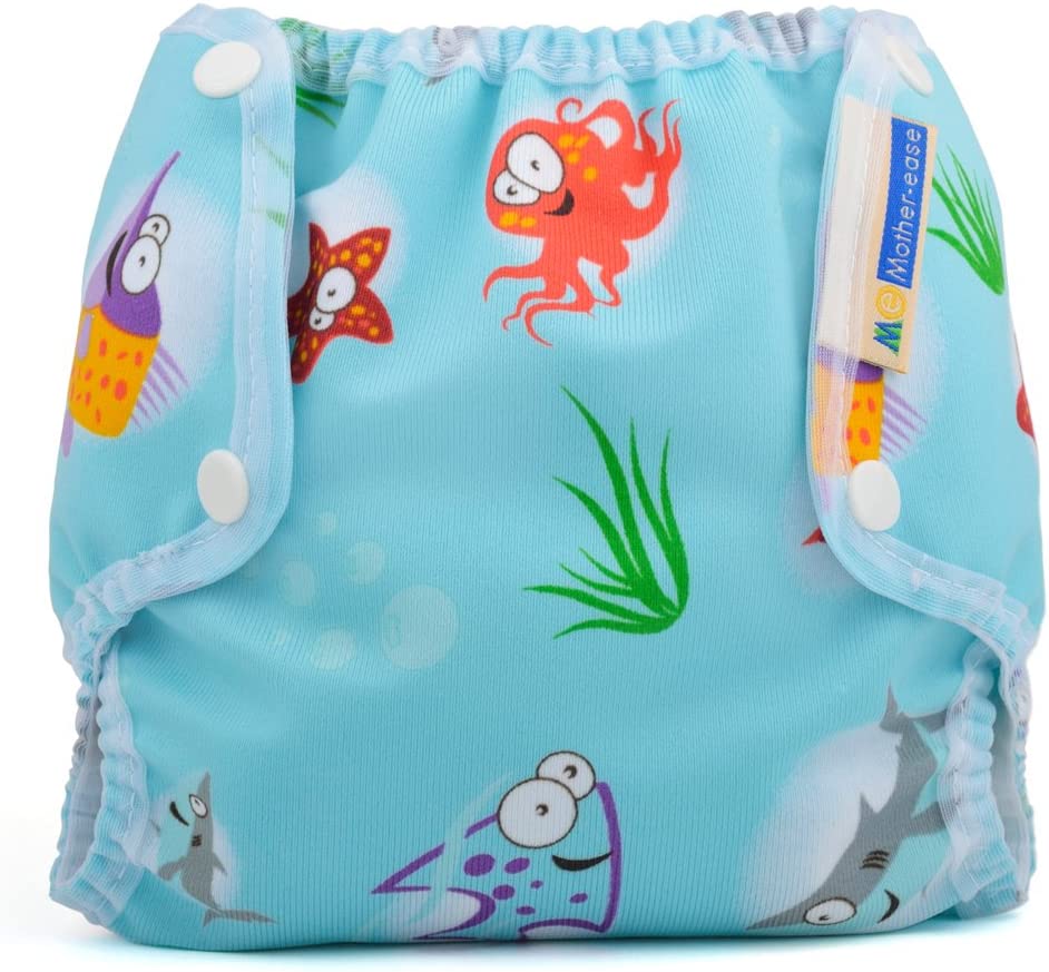 Mother-ease| Air Flow Cover Ocean | Earthlets.com |  | reusable nappies