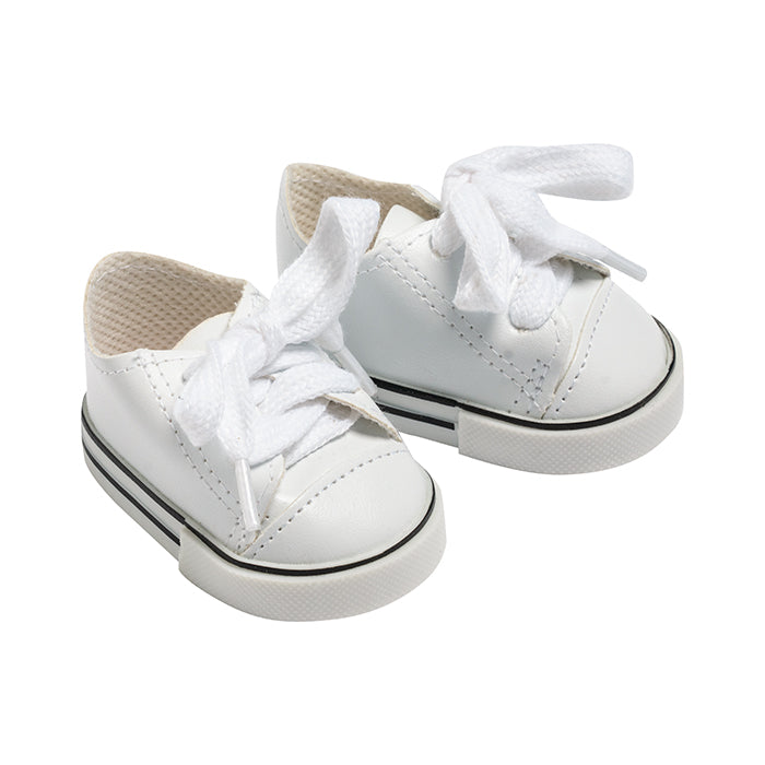 Earthlets.com| I'm A Girly White Leather Sneakers | Earthlets.com |  | Dolls