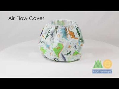 Mother-ease Air Flow Cover Tweet Colour: Tweet size: XS reusable nappies Earthlets