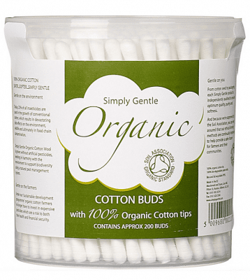 Simply GentleCotton Buds 100% Organic - 200 Packtoiletries & accessoriesEarthlets