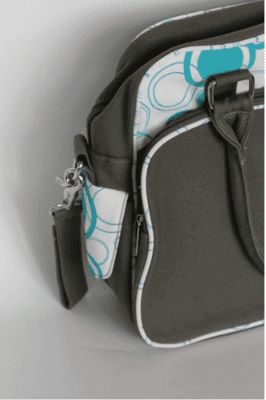 Dooky Changing Bag with Pull and Wipe Aqua Circles changing change bags Earthlets